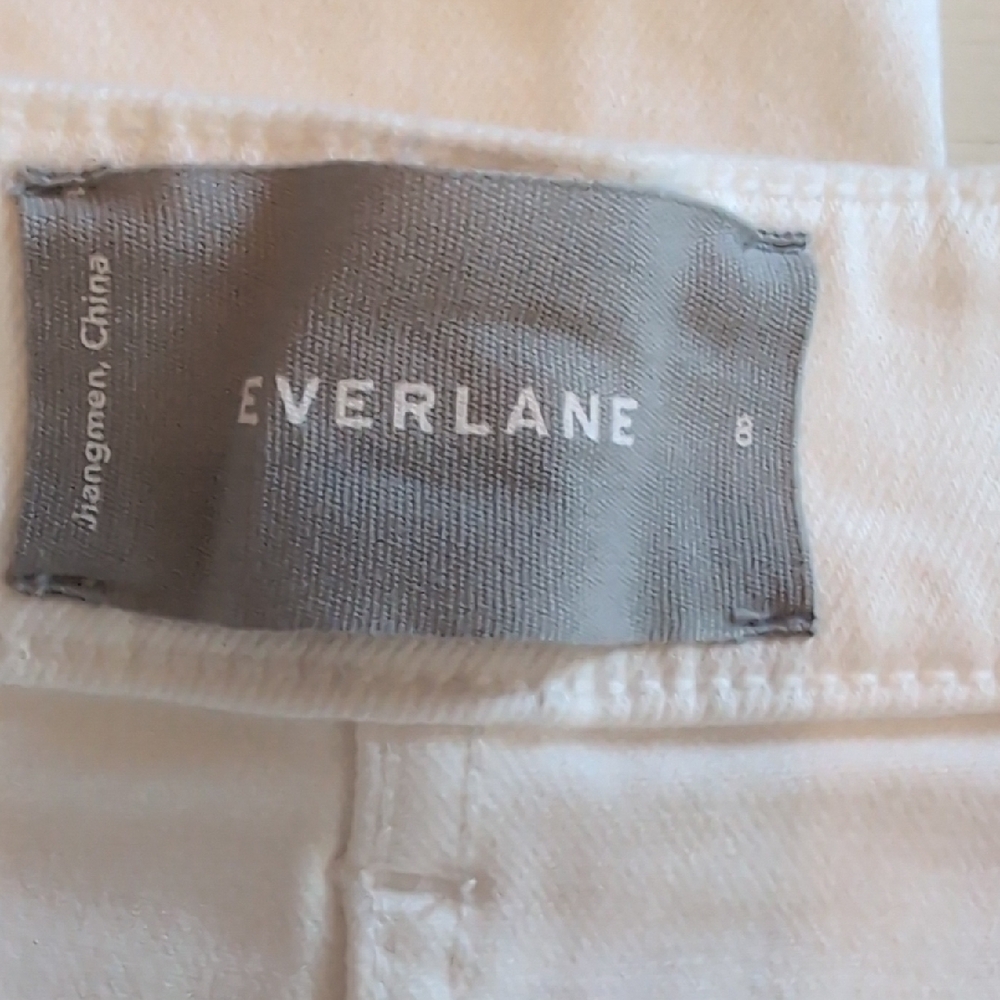 Everlane | Wide Leg Crop Pants In Bone - Picture 3 of 6